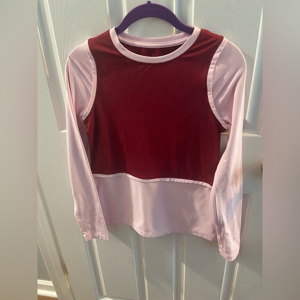 Kids Long Sleeve Red and Pink Top